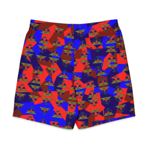 Haiti Camouflage Emblem Quick‑Dry Beach Shorts