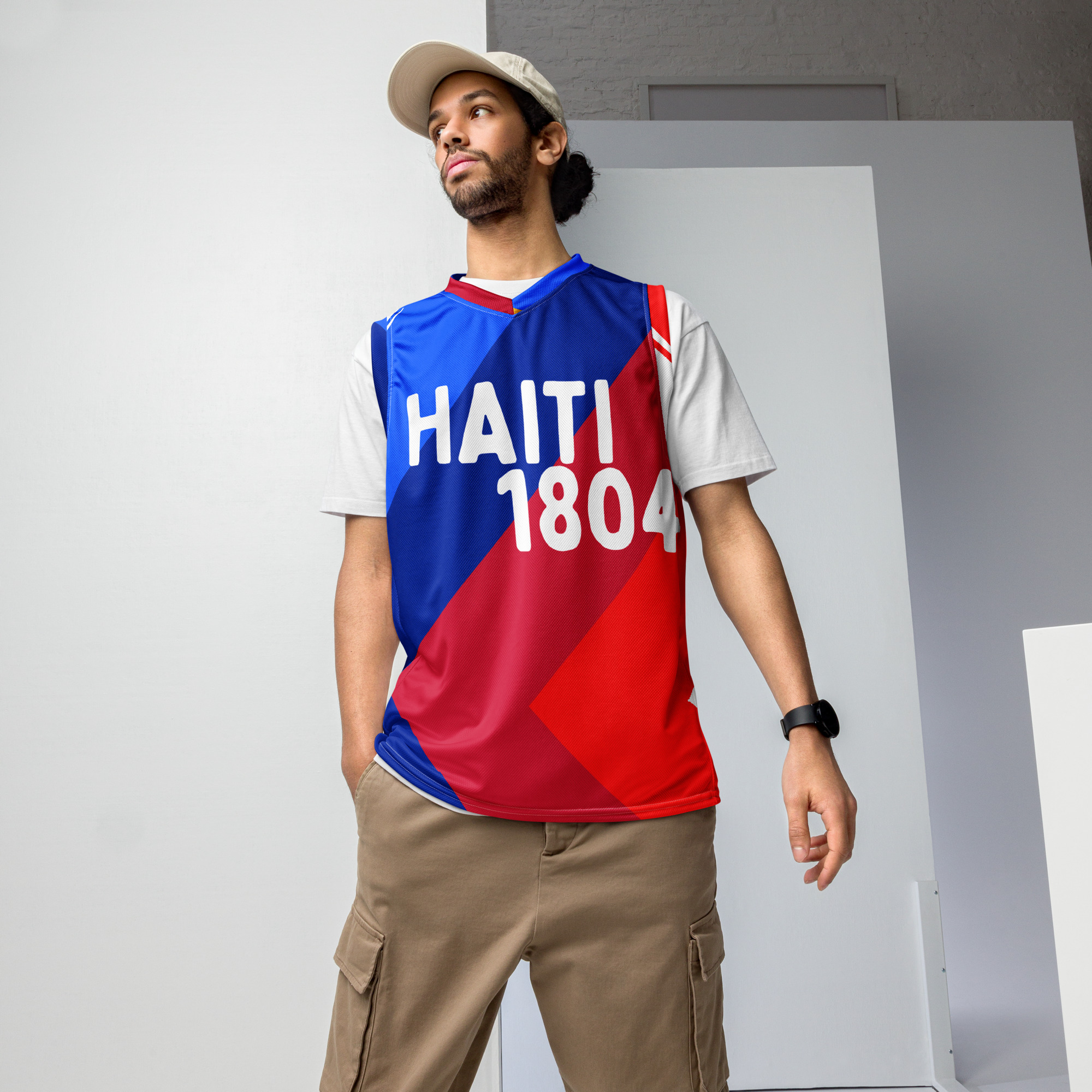 Haiti 1804–2026 Premium Unisex Basketball Jersey | Modern Geo Performance Design - Image 8