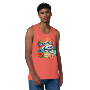 Men’s premium tank top - Haiti La Perle Des Antilles