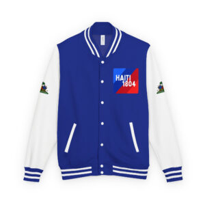 Haiti 1804 Heavyweight Letterman Jacket | Premium Varsity Style with Modern Haitian Pride