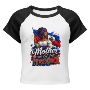 Haiti Mother of Freedom Micro Rib Baby Tee